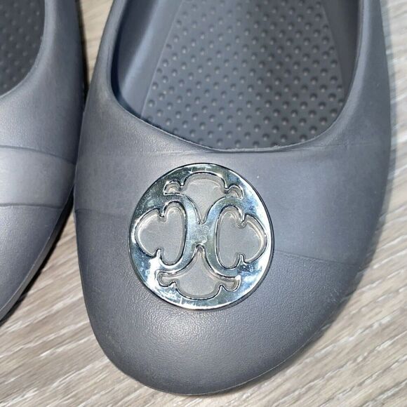 Crocs Gianna Disc Gray Ballet Flats Slip on Shoes | Women’s Size 7 - Picture 3 of 10